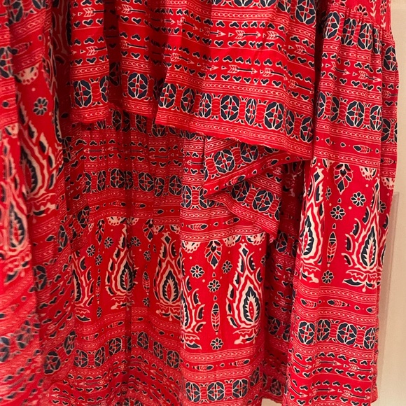 Spell gypsy hi low maxi dress. Red. Size X. - Picture 5 of 6